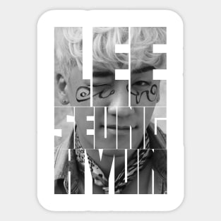 BIGBANG Seungri Typography Sticker